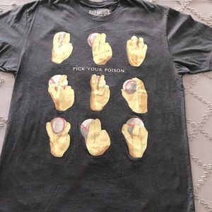 Mens Baseballism Tee. Size L